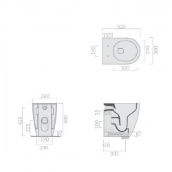 VASO DREAM TRASLATO DA 52cm H48 SCHEDE TEC.